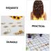 POPETPOP 3 Boxes Wig Dreadlock Pendant Dreadlocks Wire Braid Wigs Braid Accessories Dreadlock Accessories Beard Tube Beads Dreadlocks Wig Braiding Wig Braided Wig Alloy Hair Jewelry - Buy Online on GoSupps.com