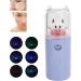 Light Purple and Yellow Nano Facial Mister 30ml Portable Handy Cool Mist Sprayer with Color Light Function Rechargable Cute Cow Design Cooling Mister(Purple) - Buy Online on GoSupps.com