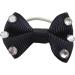 Netproshop Black Mane Elastics with Bows & Pearls/Crystals - Stylish Hair Accessories for Equestrians - Buy Online on GoSupps.com
