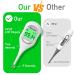Buy Boncare 9 Seconds Digital Oral Thermometer for Adults - Fast Fever Measurement White | International Shipping Available - Buy Online on GoSupps.com