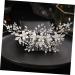 FRCOLOR Alloy Pearl Hair Comb wedding headpiece for bride flower hair comb wedding leaf wedding rhinestone hair accessories Headwear Decor diamond white bridesmaid Imitation pearls abs - Buy Online on GoSupps.com