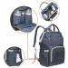 Caucko Baby Diaper Bag with Stroller Hook - Multifunctional Nylon Travel Backpack Large Capacity with Multiple Compartments - Gray (KT01-4) - Buy Online on GoSupps.com