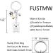 Ensianth Dog Keychain Perfect Gift for Dog Lovers | Puppy Paw Print Keyring for Dog Owners & Moms | White Pug Keychain - Buy Online on GoSupps.com