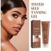 BOKIOESDE Women Arm Back Leg Back Sunless Self-tan Cream Girls Traveling Hiking Bronzing Tanner Cream Ladies Skin Care - Buy Online on GoSupps.com