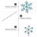 KALLORY Snowflake Hair Pins - 6pcs Decorative Barrettes for Girls | Party Hair Clips for Children - Snowflake Style Hair Accessories - Buy Online on GoSupps.com