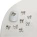 3D Metal Nail Nail Embellishments 20pcs Bowknot Nail Decorations For Individual Styles Nail Embellishments 06 white K - Buy Online on GoSupps.com