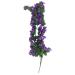 Zerodeko 3pcs Artificial Flowers Plant Home Decor Vines with Flowers Wedding Decoration Greenery Garland Silk Flowers Fake Flowers Wreath Hanging Flowers Decorate Purple Flower Arrangement
