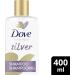 Dove Gorgeous Grays Shampoo lightweight system for hair volume & radiant shine with less brassiness sulfate free shampoo with biotin complex 400 ml - Buy Online on GoSupps.com
