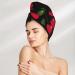 Cherry Microfiber Hair Towel - Soft Super Absorbent Quick Dry Hair Wrap for Women | Coral Velvet Cap for Long Curly & Thick Hair - Buy Online on GoSupps.com