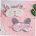 Bunny Eye Mask Set - 3pcs Plush Rabbit Ear Sleeping Eye Patches - Buy Online on GoSupps.com