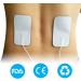 Replacement Electrode Pads for AUVON & TENS 7000 Unit - 12 Combo Pack 2X2 and 2X4 Self-Adhesive Pads for Lower Back Pain Relief - Latex-Free - Buy Online on GoSupps.com