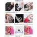 Buy ANCLLO Nail Art Stamper - Clear Silicone Stamping Jelly with Scraper | Perfect for DIY Nail Designs - International Shipping Available - Buy Online on GoSupps.com