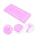 Premium Lipstick Filling Mold Set - Lip Gloss & Lip Balm Filling Tray Kit - Perfect for DIY Makeup & Whelping - Purple Plastic - Buy Online on GoSupps.com