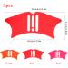 Nose Contour templates 3pcs Silicone Nostaur Contour Contour Multifunctional template The makeup eye tool for beginners who apply shadow - Buy Online on GoSupps.com