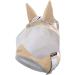 Maskology Horse Fly Mask with Ears UV Protection - L Full, Light Champagne - Buy Online on GoSupps.com