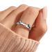 Aibyks cat ring for women - bright color cat earring fashion jewelry for couples gift for women and girls at wedding application and Valentine's Day silver