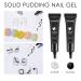 KYDA 2 Colors Solid Pudding Nail Gel Set - Clear & Black 3D Craving Gel for Nail Art Sculpting Drawing & Embossing - Buy Online on GoSupps.com