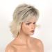 Shop Human Hair Wigs for Women - Fluffy Short Curly Blonde Wig for Everyday Use | Perfect for Middle-Aged & Older Women - Buy Online on GoSupps.com