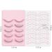 25 Pairs Practice Eyelashes & 70 Under Eye Stickers - Self-Adhesive Lashes for Eyelash Extension Training - Perfect for Beginners (Pink - Buy Online on GoSupps.com