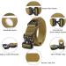 FAIRWIN Tactical Rigger Belt - 1.7'' Nylon Utility Belt with V-Ring Buckle, Brown (S: 30''-36'') - Buy Online on GoSupps.com