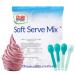 ZippySweets - Watermelon Flavour Soft Serve Mix Soft Serve Ice Cream Machine Mix - 4.5 Pound Bag Includes 4 Colour Changing Spoons for Ice Cream Enjoyment
