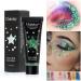 2 Pack Glitter Gel - Chunky Sequin Face Hair Nail & Lip Shimmer for Festivals & Parties | Lasting Sparkling Eyeshadow Liquid - Buy Online on GoSupps.com