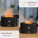 Depulat Flame Air Diffuser Humidifier Portable - Noiseless Aroma Diffuser for Home Office or Yoga - No-Water Auto-Off - Black - Buy Online on GoSupps.com