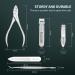 Toenail Clippers for Seniors | Wide Jaw Heavy Duty Silver Toenail Clippers Set for Thick Nails | Professional Sharp Curved Blade & Long Handle - Buy Online on GoSupps.com