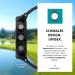 Buy Rocketgolf Par 4 GPS Golf Clock - 38 000+ Courses Distance Measuring & Pedometer - Free Updates - Buy Online on GoSupps.com