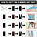 4 Roll Kinesiology Tape 5m Extra Sticky Kinesiology Tape Elastic Muscle Support Tape Waterproof Athletic Physio Muscles Strips Breathable for Exercise Sports & Injury Recovery Sky Blue - Buy Online on GoSupps.com
