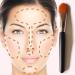 Glamza PHOERA Foundation Concealer Makeup + Flat Face Brush (109 MOCHA) - Buy Online on GoSupps.com