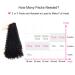 BHF 26 inch Kinky Curly Clip In Hair Extension - Double Weft Full Head Japanese Heat Resistance Fiber 140g Synthetic Hair (#1B) - 7 Pieces for Women - Buy Online on GoSupps.com