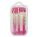 3-part tweezers set nail art tweezers stainless steel straight bending tips manicure l nail art tweezers bend the point and color-changing water manicure for nail studio and