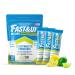 FAST&UP Reload Lemon & Lime - Refreshing Electrolyte Drink Mix | Hydration Powder Packets | 1500 mg Electrolytes + Vitamins C & B12 | Easy to Open Single Serving Pack | 15 Servings