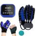 Rehabilitation Robot Gloves Finger Straightening Brace Guard for Stroke Hemiplegia Hand Function Recovery Relief Finger Cramps Right X-Large