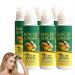 Lot de 6 huiles capillaires bille au gingembre huile nourrissante pour tous les types de cuir chevelu s rum naturel l'extrait de plantes pour les soins du cuir chevelu soin quotidien des 6 pi ces.