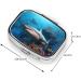 Submarine Shark Coral Pill Case | Cute 2 Compartment Travel Pill Box Organizer for Purse & Pocket Gifts - Buy Online on GoSupps.com