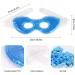 NEWGO Cooling Eye Mask for Puffy Eyes Hot Cold Therapy Gel Eye Mask with Lemon Scent Relief for Swollen Eyes Dark Circles Stress Migraine Headaches Sinus Pain - Blue - Buy Online on GoSupps.com