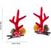Reindeer Antler Hair Clips - Cute Reindeer Antler Hairpin Reindeer Antlers Hair Clips Deer Headband Antlers Headdress Hairpin For Puchen #5 Pine Cone Clamp - Buy Online on GoSupps.com