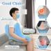 Shoulder Surgery Pillow for Rotator Cuff Pain Relief - Side Sleeper Bed Wedge for Arm & Shoulder Surgery Recovery - Blue - Buy Online on GoSupps.com