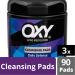 OXY Acne Medication Cleansing Pads - Daily Defense, Maximum Strength 2% Salicylic Acid, 90 Count (Pack of 3) - Buy Online on GoSupps.com