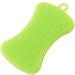 Silicone Sponge Kitchen Dish Cleaning Sponge Multi-purpose Scrubber Cleaning Pot Cleaning Brush Panda Bowl Fruit Vegetable Green - Buy Online on GoSupps.com