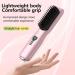 Portable Mini Wireless Hair Straightening Brush - Cordless Straightener Comb with 11 Temperature Settings Fast Heating & Anti-Scald - Lightweight & Travel-Friendly for All Hair Types - Pink - Buy Online on GoSupps.com
