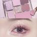 7 Colors Eye Makeup Pallet Kit Purple Glitter Highlight Pearly Eyeshadow Palette for Wedding Christmas Makeup - Buy Online on GoSupps.com