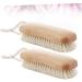 Buy Gleavi 2-St Cloth Washing Brush - Wooden Handle Cleaning Brushes for Shoes Coats & More | Eco-Friendly Bamboo & Bristle Design - International Shipping Available - Buy Online on GoSupps.com