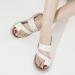 Ecetana Women's Arch Support Slide Sandals - Orthopedic Comfort Summer Sandals | White, Size 9 - Buy Online on GoSupps.com