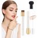2 in 1 Liquid Foundation and Concealer (Built-in Brush) Long-lasting Waterproof Concealer Makeup High Coverage Matte Liquid Concealer Dual-ended Concealer Natural White - Buy Online on GoSupps.com