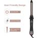Buy Prizm Professional 25MM Rotating Curling Iron - Nano Titanium Automatic Hair Curler with 11 Temps Dual Voltage | Best Anti-Frizz Wand for Perfect Curls - Buy Online on GoSupps.com