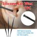 Silicone Double-Ended Earpick | Ear Wax Remover Tool | Gentle Ear Cleaning | Black - Buy Online on GoSupps.com