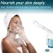 Nano Ionic Facial Steamer - DenniesCare Hot Mist Mini Spa with 360 Rotatable Sprayer in Blue White for Personal Use at Home or Salon - Buy Online on GoSupps.com